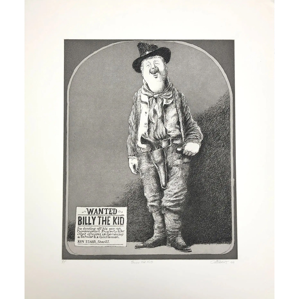 Patrick Oliphant - Billy the Kid