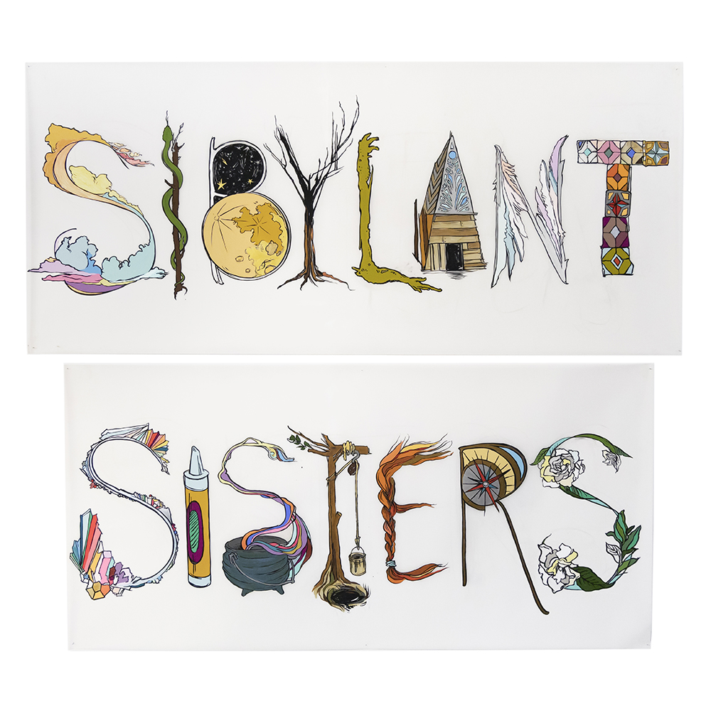 Swoon  - Sibylant  Sketch Sibylant Sisters Lettering