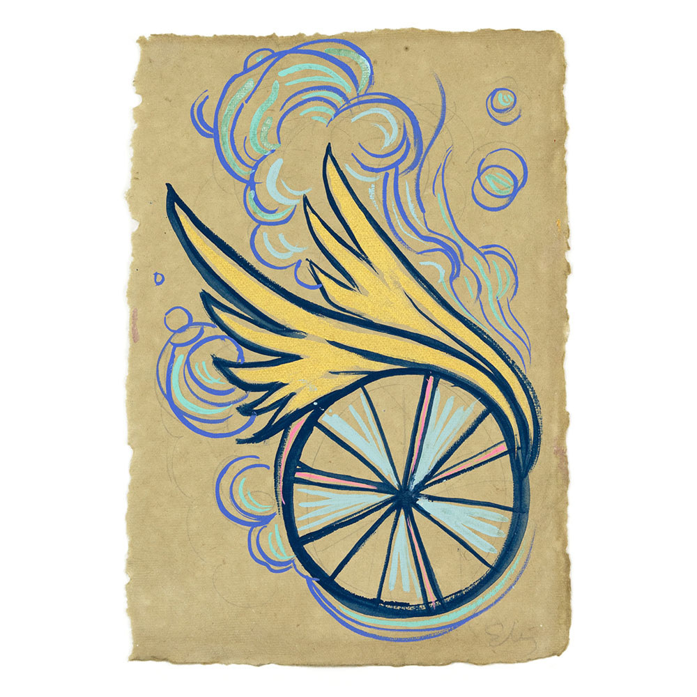 Swoon  - Elly's Notebook "Winged Wheel"