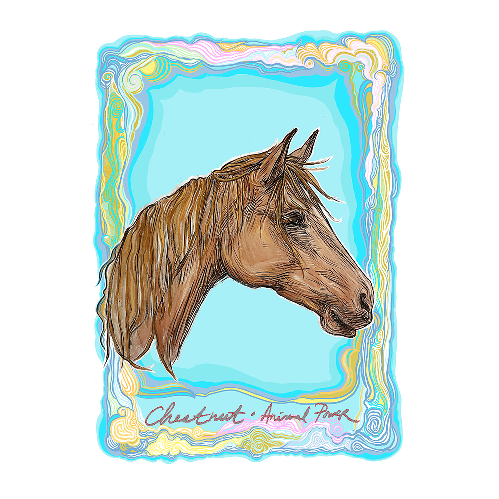 Swoon   - Oracle Deck: Chestnut-Animal Power