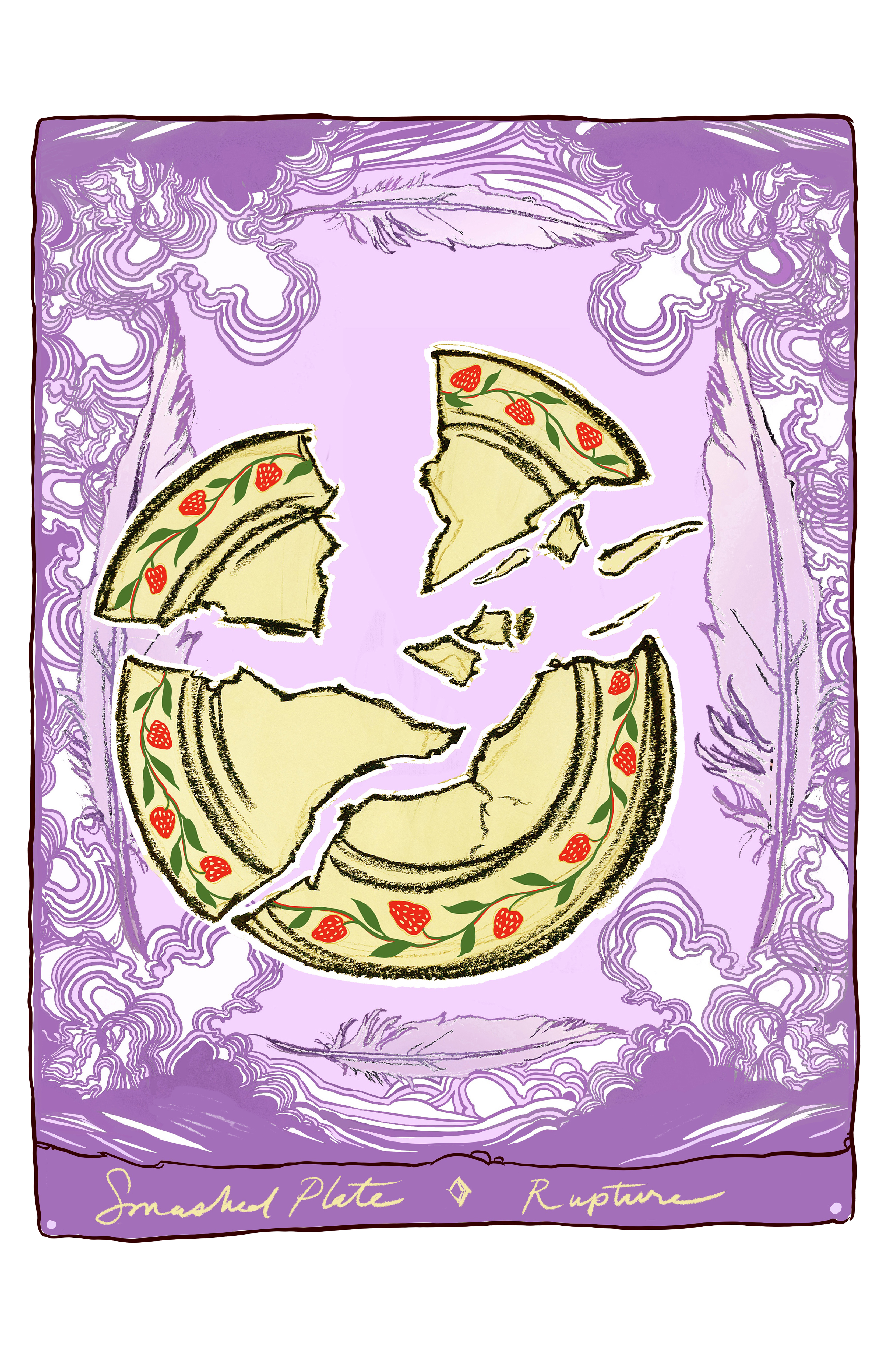 Swoon   - Oracle Deck: Smashed Plate-Rupture
