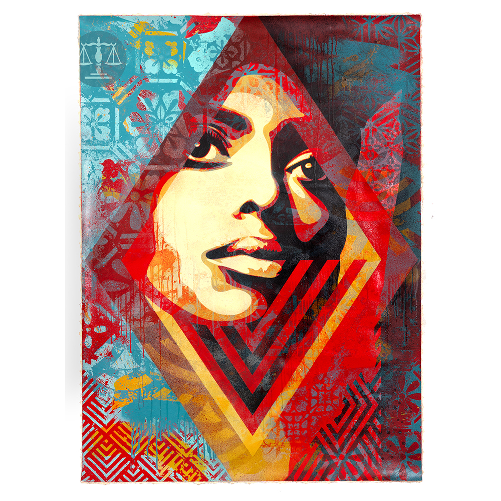 Shepard Fairey – Peace and Justice Woman
