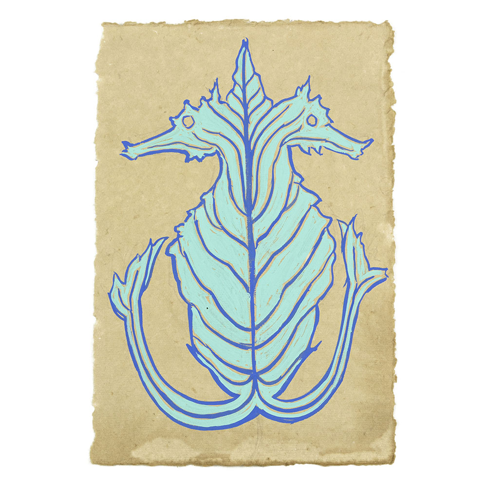 Swoon  - Elly's Notebook "Mirrored Seahorse"
