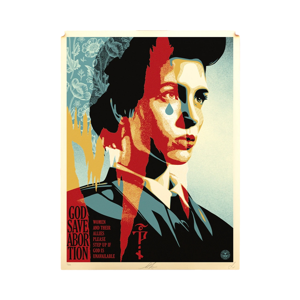 Shepard Fairey - God Save Abortion