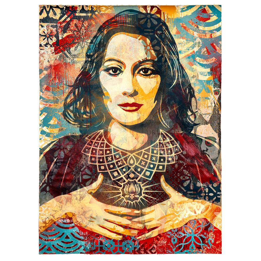 Shepard Fairey - Peace and Justice Woman