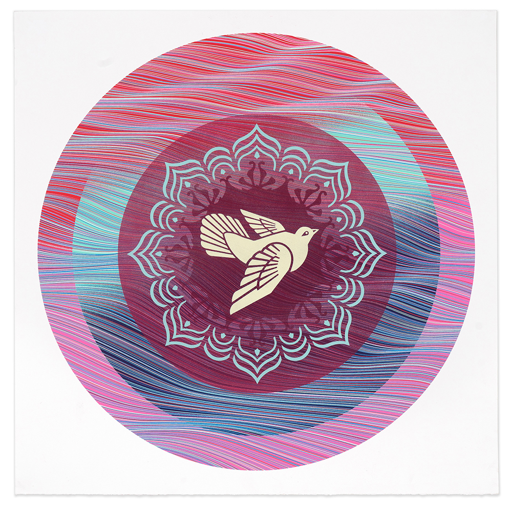 Shepard Fairey - Kai and Sunny Peace Dove