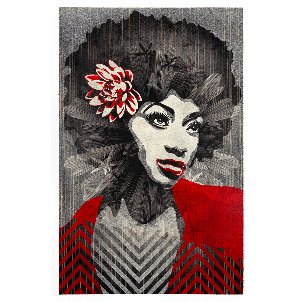 Shepard Fairey - Kai and Sunny Swan Song