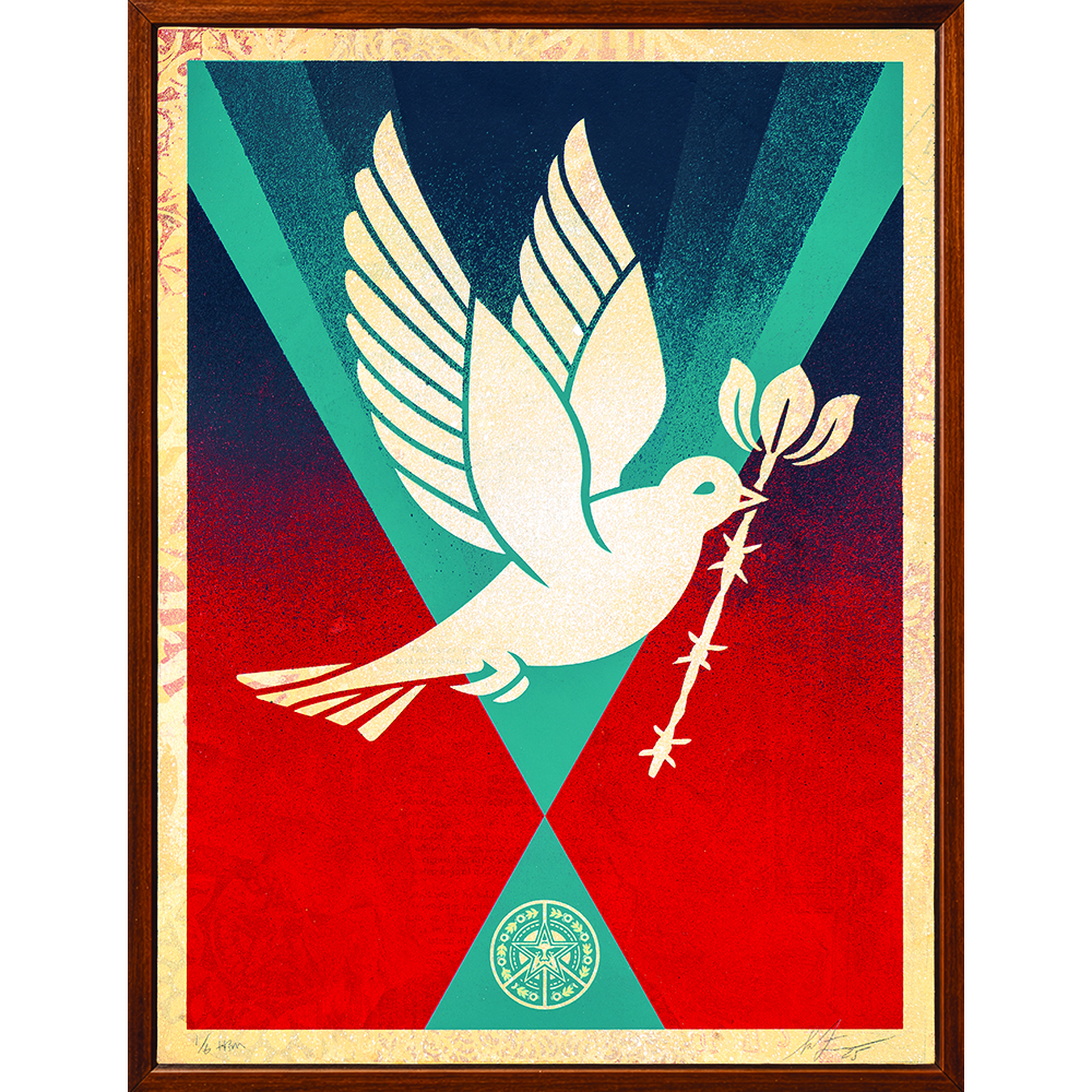 Shepard Fairey - Barb Wire Dove Gradient 1/6