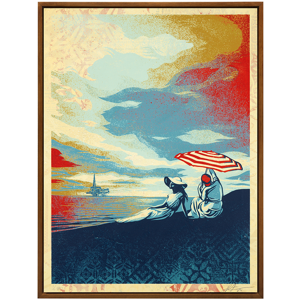 Shepard Fairey - Bliss at the Cliff's Edge