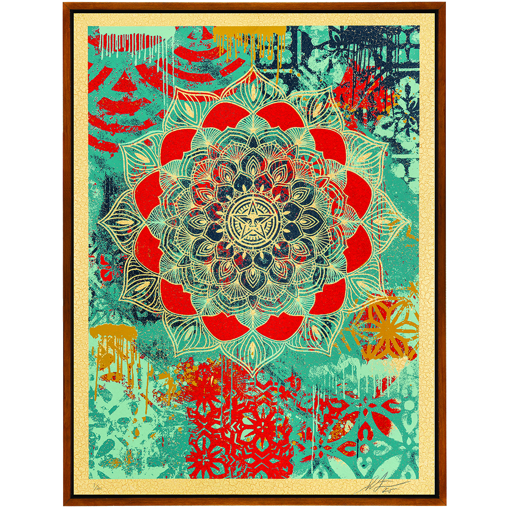 Shepard Fairey - Chaos Mandala 6/6
