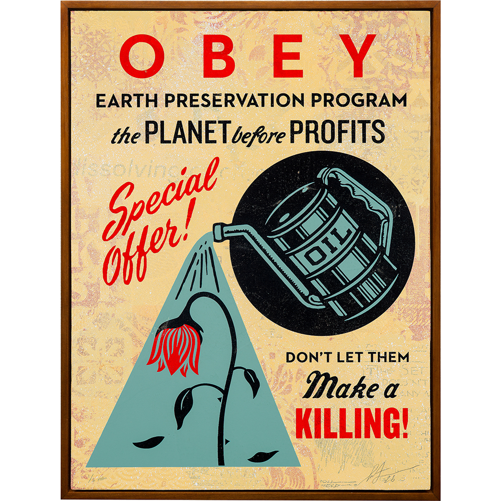 Shepard Fairey - Earth Preservation