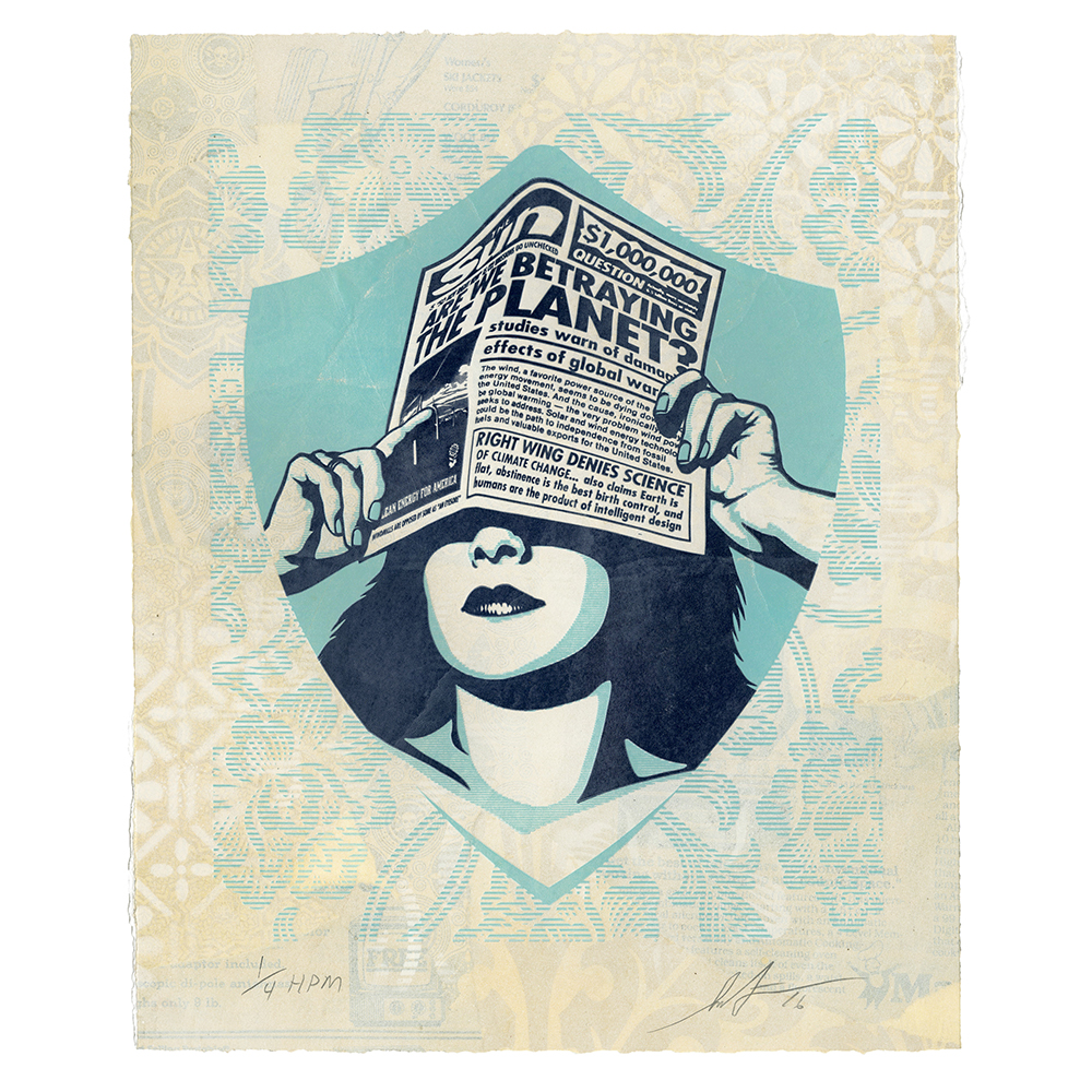 Shepard Fairey - Global Warning