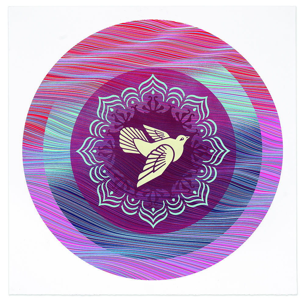 Shepard Fairey - Kai and Sunny Peace Dove