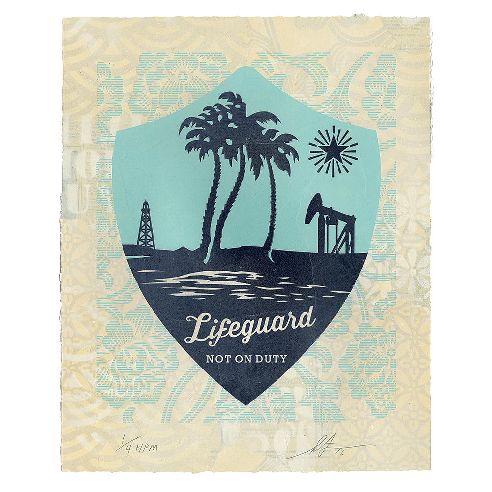Shepard Fairey - Lifeguard Not on Duty