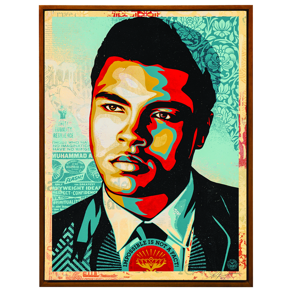 Shepard Fairey - Muhammad Ali - Heavyweight Ideals 