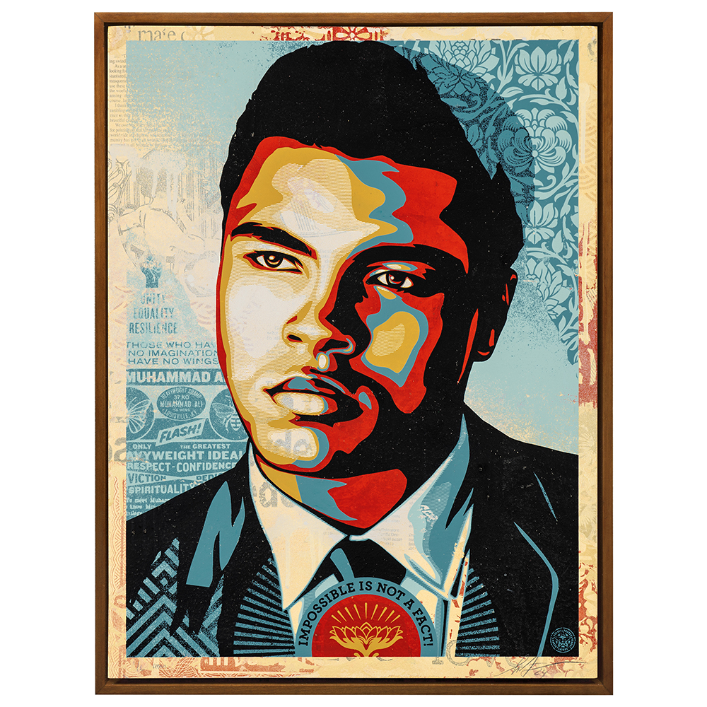 Shepard Fairey - Muhammad Ali - Heavyweight Ideals