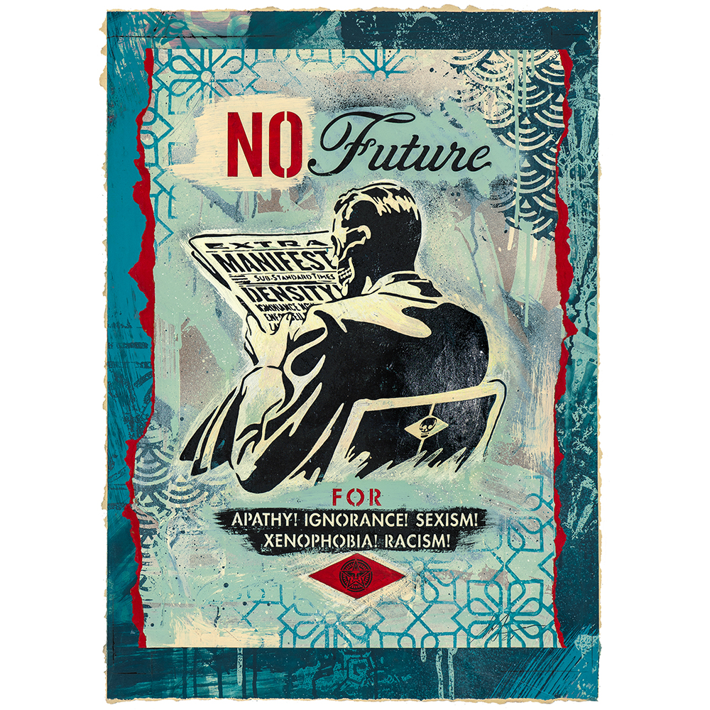 Shepard Fairey - No Future (Small)