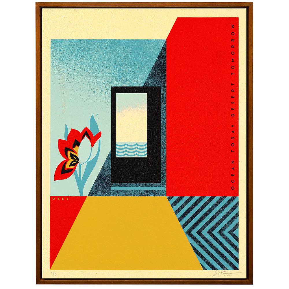 Shepard Fairey - Ocean Today Desert Tomorrow