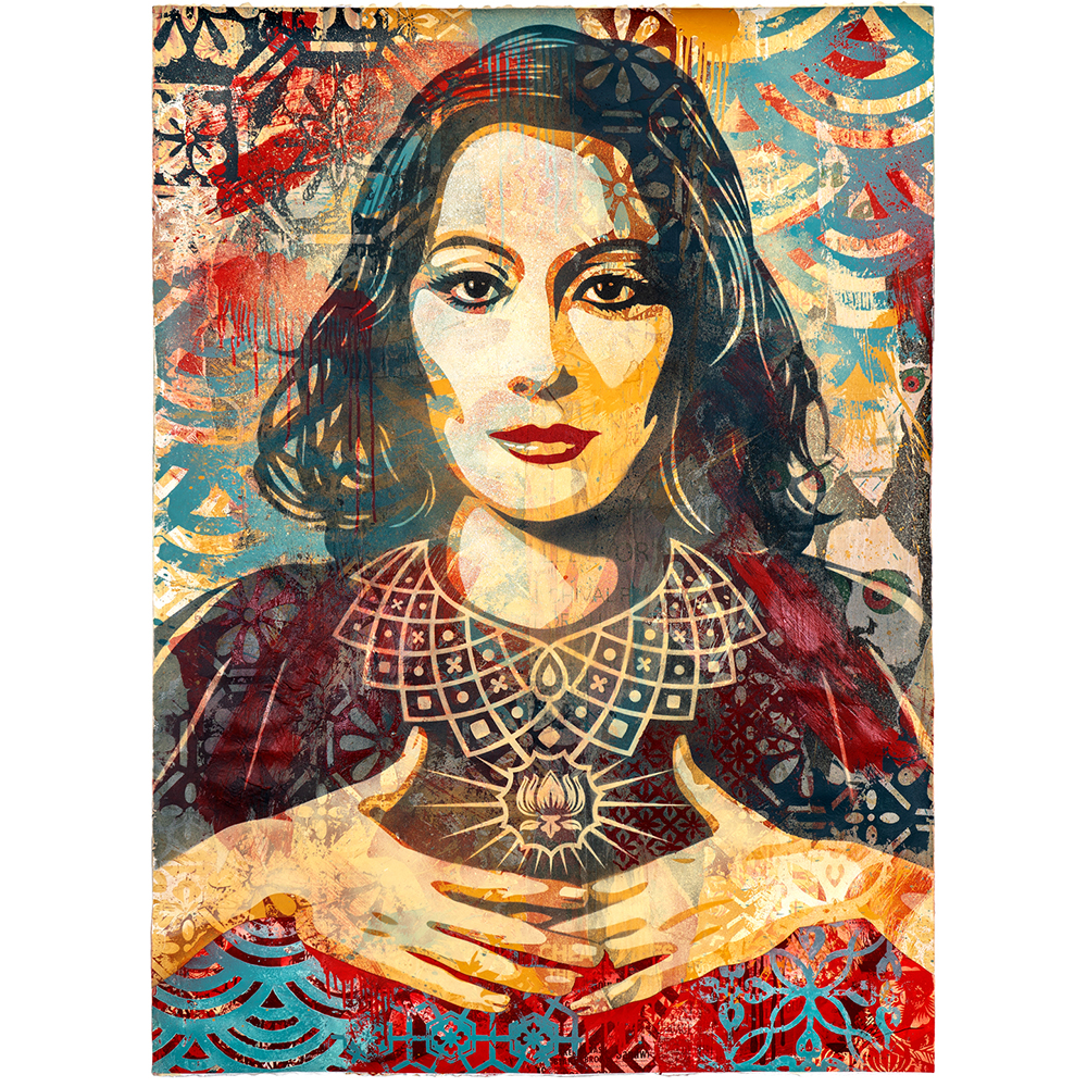 Shepard Fairey - Peace and Justice Woman