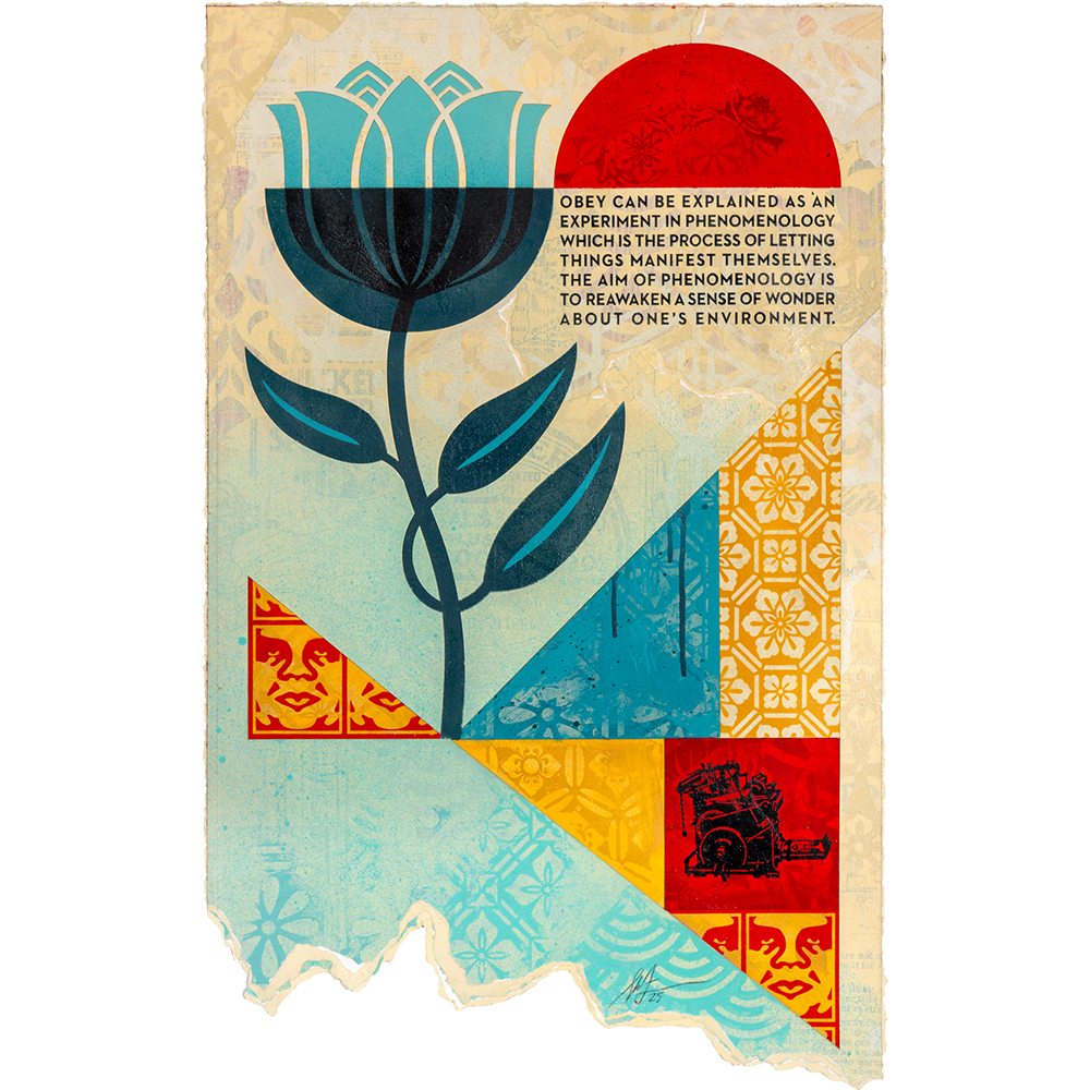 Shepard Fairey - Phenomenology in Bloom, Version 2
