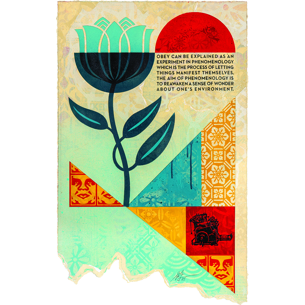 Shepard Fairey - Phenomenology in Bloom, Version 2