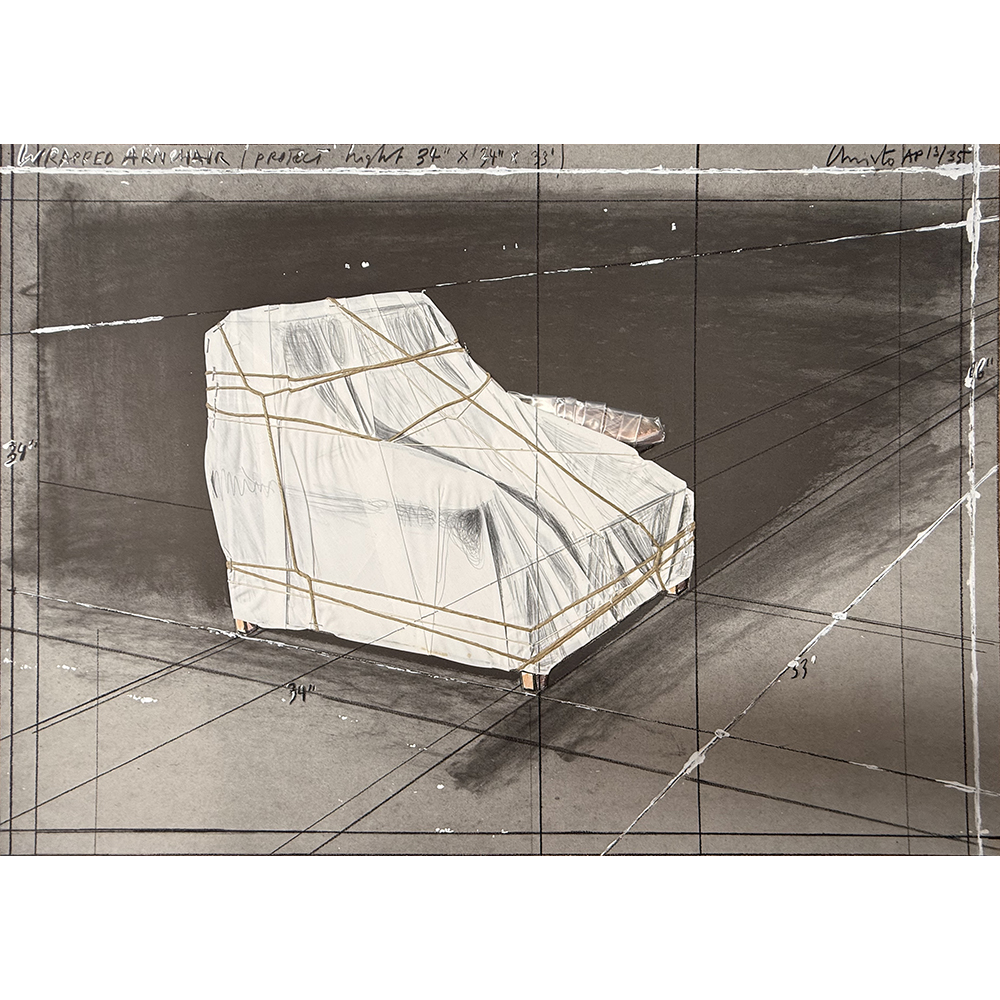 Christo and Jeanne-Claude - Wrapped Armchair, Project