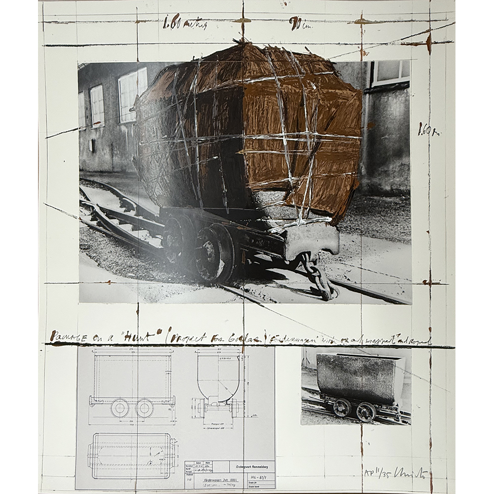 Christo and Jeanne-Claude - Package on a "Hunt," Project for Goslar ON HOLD
