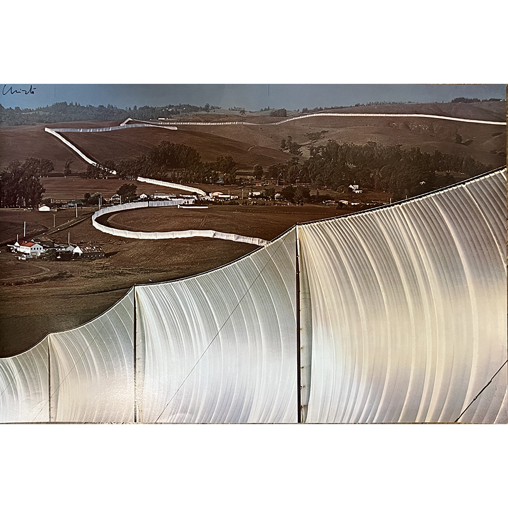 Christo and Jeanne-Claude - Running Fence, Sonoma and Marin Counties, California