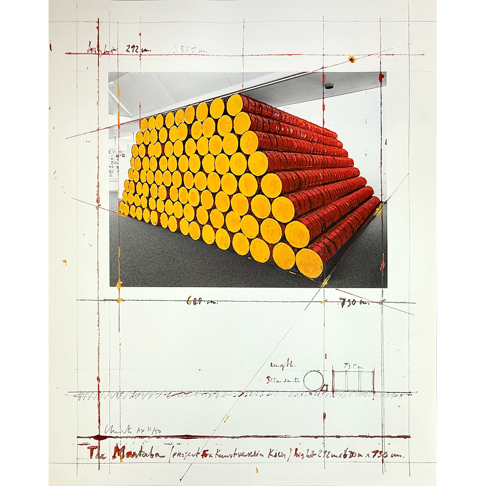 Christo and Jeanne-Claude - The Mastaba, Project for Kunstverein Köln