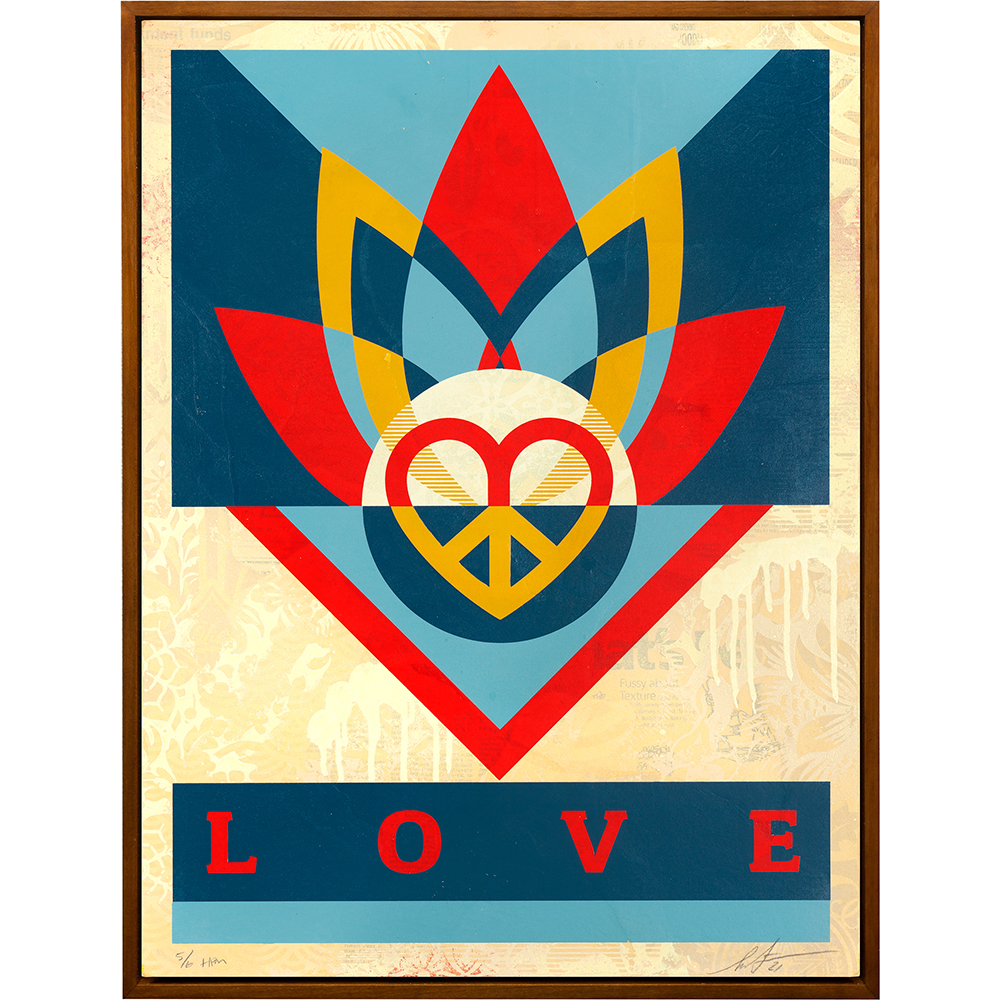 Shepard Fairey - Love Lotus