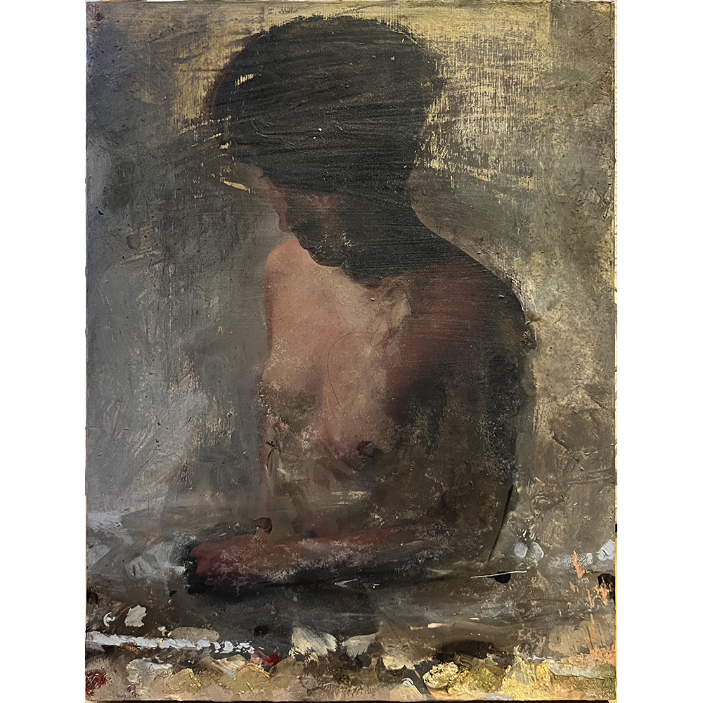 Didier  Mahieu - Untitled (seated female figure)